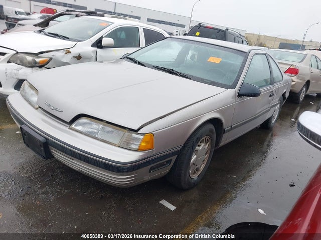 40058389 :رقم المزاد ، 1FABP6042LH213487 vin ، 1990 Ford Thunderbird مزاد بيع