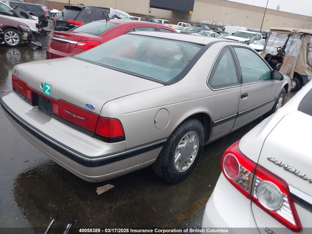 40058389 :رقم المزاد ، 1FABP6042LH213487 vin ، 1990 Ford Thunderbird مزاد بيع