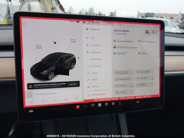 5YJYGDED8MF123442 Tesla Model Y
