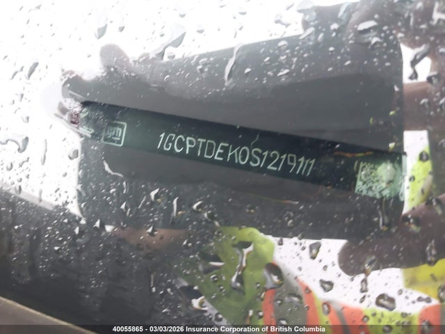 40055865 :رقم المزاد ، 1GCPTDEK0S1219111 vin ، 2025 Chevrolet Colorado Z71 مزاد بيع