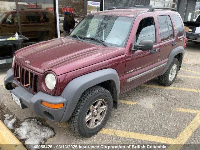 Aukcja sprzedaży 2002 Jeep Liberty Sport, vin: 1J4GL48K32W113017, numer aukcji: 40058426