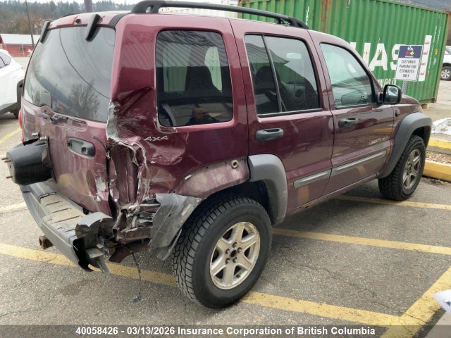 Aukcja sprzedaży 2002 Jeep Liberty Sport, vin: 1J4GL48K32W113017, numer aukcji: 40058426