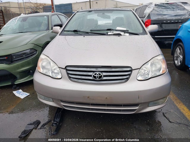 Aukcja sprzedaży 2003 Toyota Corolla Ce/le/s, vin: 2T1BR38E23C764202, numer aukcji: 40056581