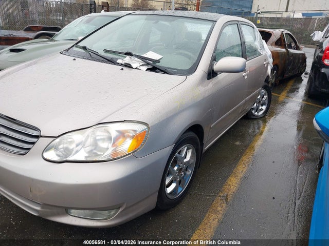 Aukcja sprzedaży 2003 Toyota Corolla Ce/le/s, vin: 2T1BR38E23C764202, numer aukcji: 40056581