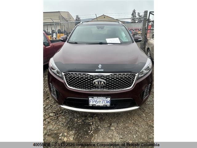 5XYPKDA56JG382931 KIA Sorento Sx/sx Limited