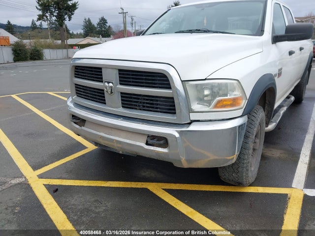 Продажа на аукционе авто 2012 Dodge Ram 2500 St, vin: 3C6TD5HT2CG122735, номер лота: 40058468