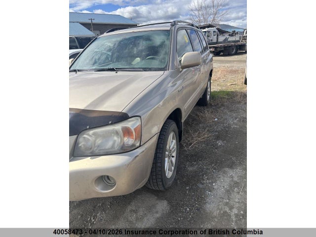 2006 Toyota Highlander Hybrid მანქანა იყიდება აუქციონზე, vin: JTEEW21A760031614, აუქციონის ნომერი: 40058473