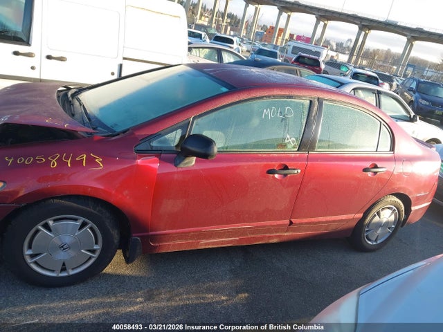 Aukcja sprzedaży 2008 Honda Civic, vin: 2HGFA16418H014182, numer aukcji: 40058493