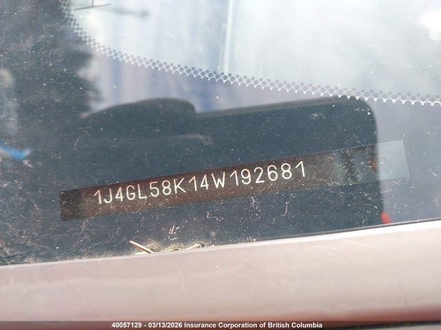 Aukcja sprzedaży 2004 Jeep Liberty Limited, vin: 1J4GL58K14W192681, numer aukcji: 40057129