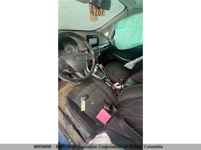 Продажа на аукционе авто 2019 Ford Ecosport Se, vin: MAJ6S3GL2KC274880, номер лота: 40058498
