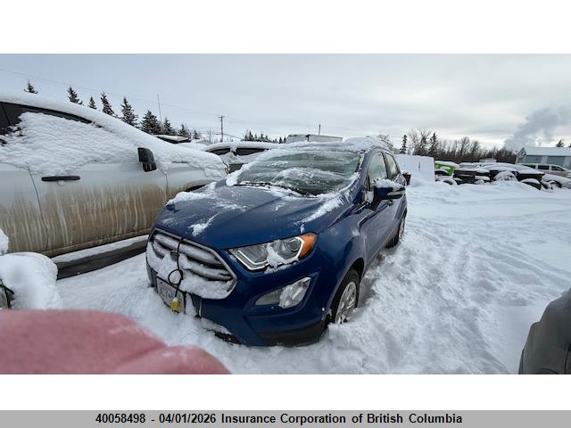 Продажа на аукционе авто 2019 Ford Ecosport Se, vin: MAJ6S3GL2KC274880, номер лота: 40058498