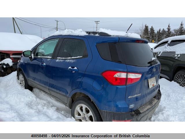Продажа на аукционе авто 2019 Ford Ecosport Se, vin: MAJ6S3GL2KC274880, номер лота: 40058498