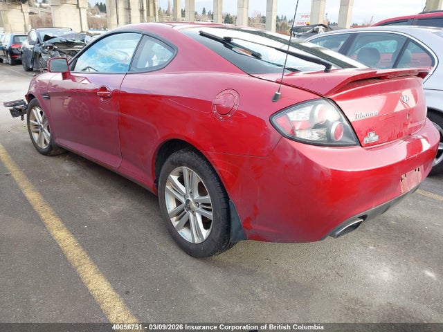 Aukcja sprzedaży 2008 Hyundai Tiburon Gs, vin: KMHHM65D58U277071, numer aukcji: 40056751