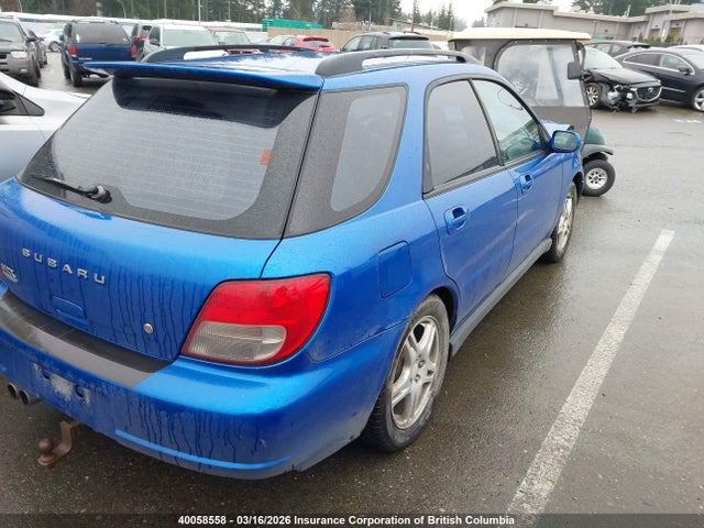 Aukcja sprzedaży 2003 Subaru Impreza Wrx, vin: JF1GG29673G810336, numer aukcji: 40058558
