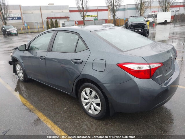 Aukcja sprzedaży 2015 Toyota Corolla L/le/le Pls/prm/s/s Pls, vin: 2T1BURHEXFC339851, numer aukcji: 40058561