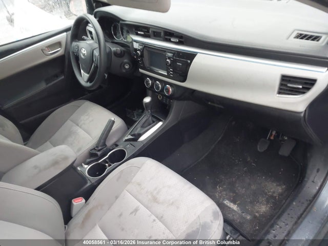 Aukcja sprzedaży 2015 Toyota Corolla L/le/le Pls/prm/s/s Pls, vin: 2T1BURHEXFC339851, numer aukcji: 40058561