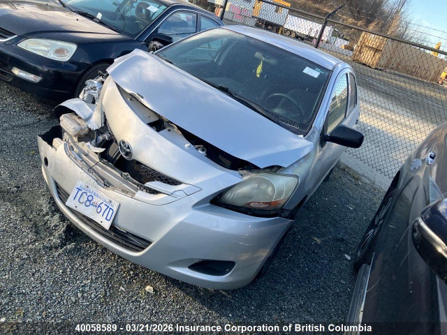 40058589 :رقم المزاد ، JTDBT923071010933 vin ، 2007 Toyota Yaris مزاد بيع