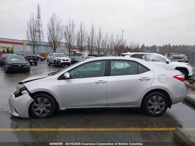 Aukcja sprzedaży 2015 Toyota Corolla L/le/le Pls/prm/s/s Pls, vin: 2T1BURHE7FC243515, numer aukcji: 40058595