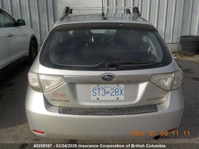 2008 Subaru Impreza 2.5i მანქანა იყიდება აუქციონზე, vin: JF1GH61668G818290, აუქციონის ნომერი: 40058597