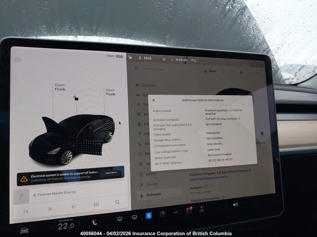 Aukcja sprzedaży 2021 Tesla Model 3, vin: 5YJ3E1EA0MF059028, numer aukcji: 40056044