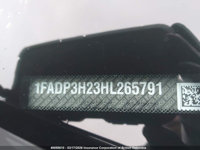 1FADP3H23HL265791 Ford Focus