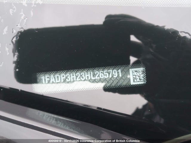 1FADP3H23HL265791 Ford Focus