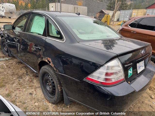 Aukcja sprzedaży 2008 Ford Taurus Sel, vin: 1FAHP27W18G107507, numer aukcji: 40058618