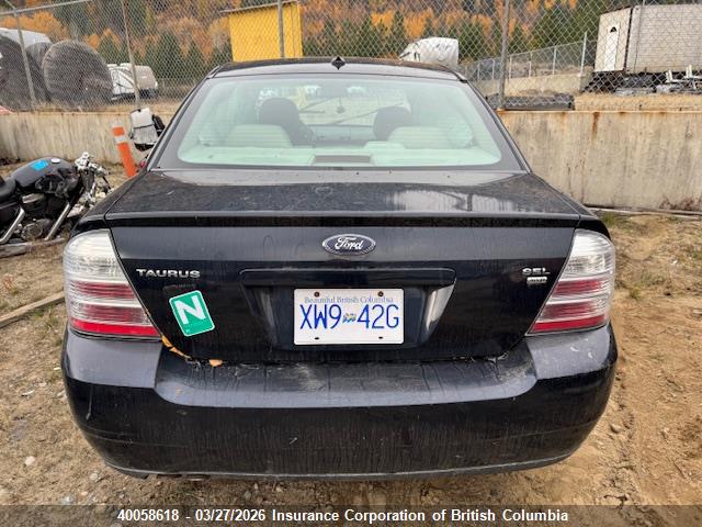 Aukcja sprzedaży 2008 Ford Taurus Sel, vin: 1FAHP27W18G107507, numer aukcji: 40058618