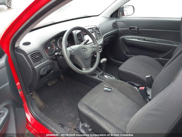 2010 Hyundai Accent Gl მანქანა იყიდება აუქციონზე, vin: KMHCN3BC9AU164540, აუქციონის ნომერი: 40058645