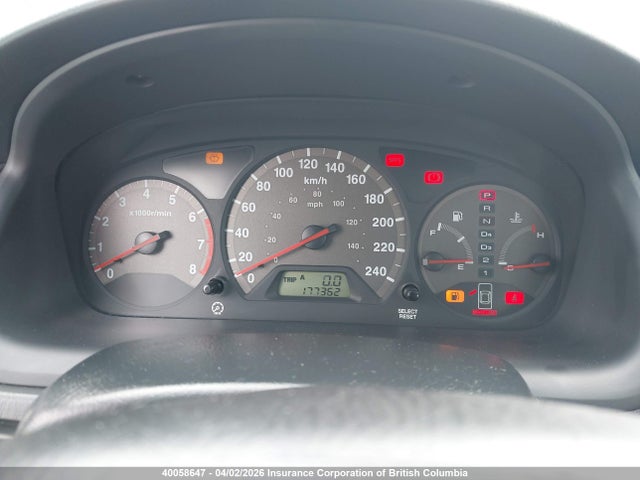 2002 Honda Accord Ex მანქანა იყიდება აუქციონზე, vin: 1HGCG22562A800457, აუქციონის ნომერი: 40058647