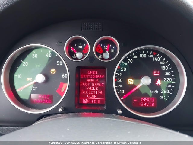 Продаж на аукціоні авто 2004 Audi Tt, vin: TRUWF28N841014688, номер лоту: 40058650