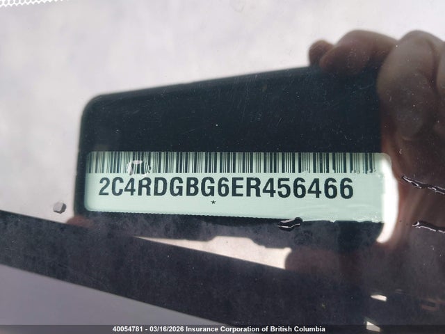 Aukcja sprzedaży 2014 Dodge Grand Caravan Se, vin: 2C4RDGBG6ER456466, numer aukcji: 40054781