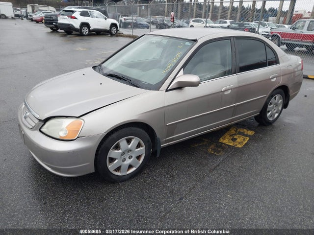 Продажа на аукционе авто 2002 Honda Civic, vin: 2HGES16872H926267, номер лота: 40058685