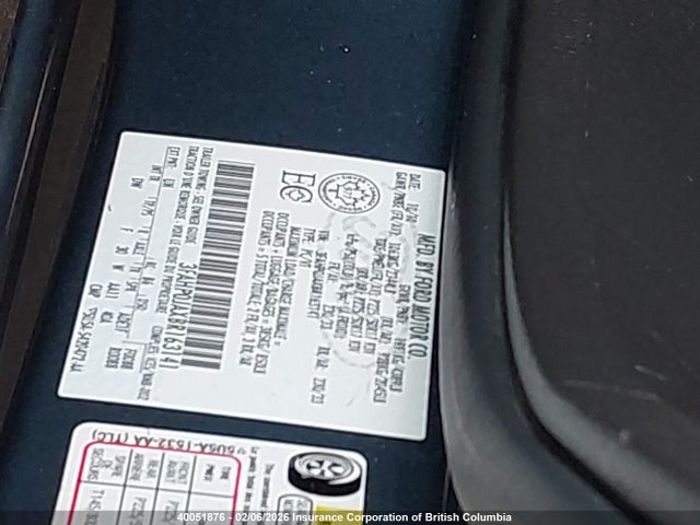 40051876 :رقم المزاد ، 3FAHP0JAXBR163141 vin ، 2011 Ford Fusion Sel مزاد بيع