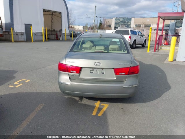 40058699 :رقم المزاد ، 5NPET46C69H447499 vin ، 2009 Hyundai Sonata Gls مزاد بيع