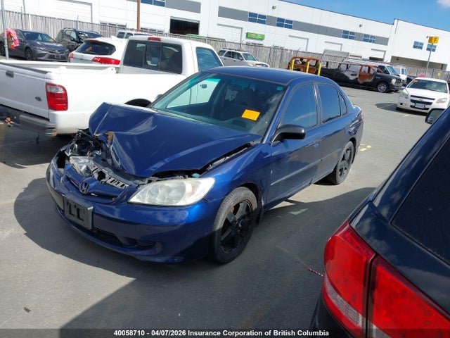 2004 Honda Civic მანქანა იყიდება აუქციონზე, vin: 2HGES163X4H925816, აუქციონის ნომერი: 40058710