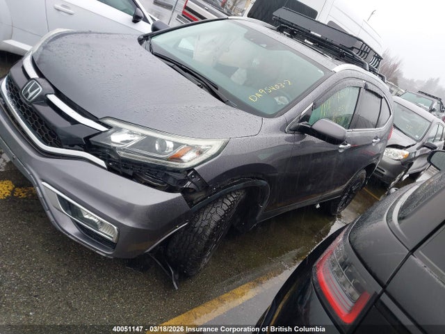 Продажа на аукционе авто 2016 Honda Cr-v Touring, vin: 5J6RM4H94GL800471, номер лота: 40051147