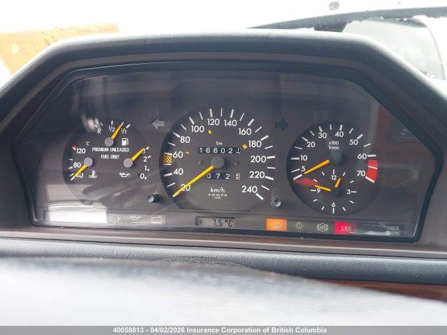 40058813 :رقم المزاد ، WDBEA30E2MB500427 vin ، 1991 Mercedes-benz 300 E مزاد بيع