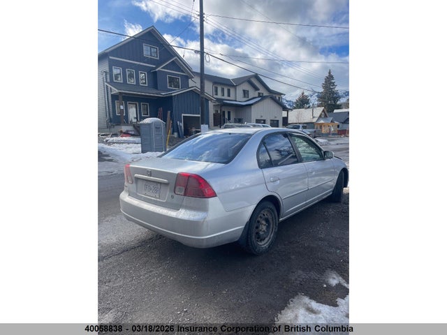 2003 Honda Civic მანქანა იყიდება აუქციონზე, vin: 2HGES156X3H912204, აუქციონის ნომერი: 40058838