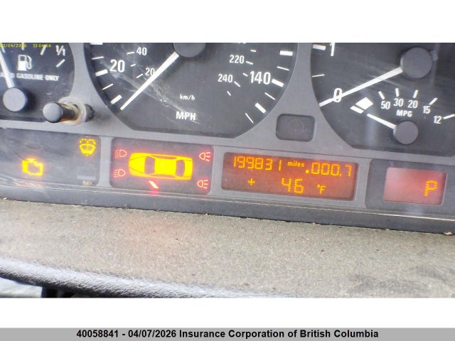 Aukcja sprzedaży 2000 Bmw 323i, vin: WBAAM3349YCB24898, numer aukcji: 40058841