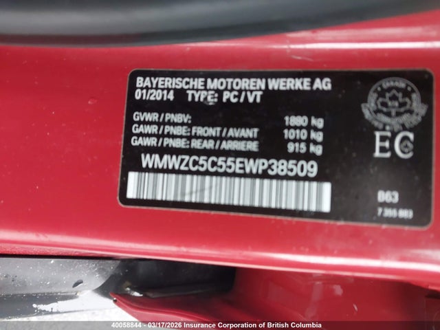 WMWZC5C55EWP38509 Mini Cooper S Countryman