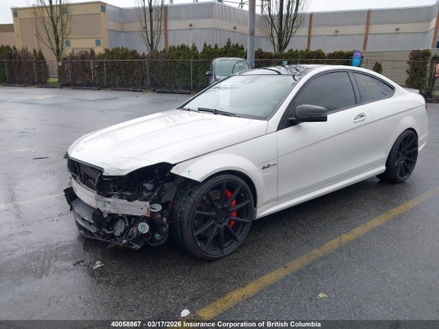 40058867 :رقم المزاد ، WDDGJ7HBXCF820412 vin ، 2012 Mercedes-benz C 63 Amg مزاد بيع