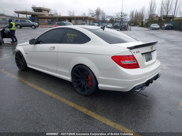 40058867 :رقم المزاد ، WDDGJ7HBXCF820412 vin ، 2012 Mercedes-benz C 63 Amg مزاد بيع