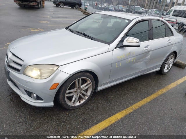 40058879 :رقم المزاد ، WDDGF81X68F088767 vin ، 2008 Mercedes-benz C 300 4matic مزاد بيع
