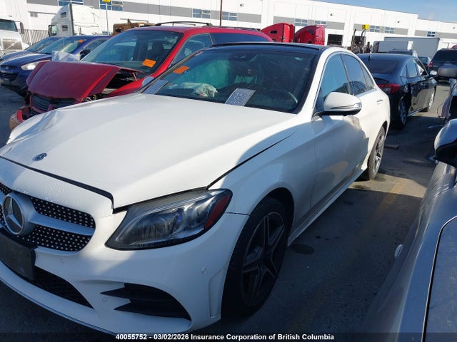 Aukcja sprzedaży 2020 Mercedes-benz C 300 4mati, vin: 55SWF8EB3LU325344, numer aukcji: 40055752