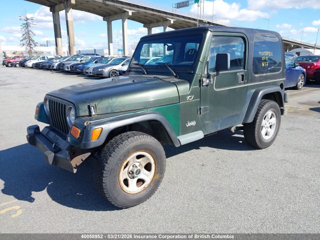Aukcja sprzedaży 1998 Jeep Tj, vin: 1J4FY29PXWP706224, numer aukcji: 40058952