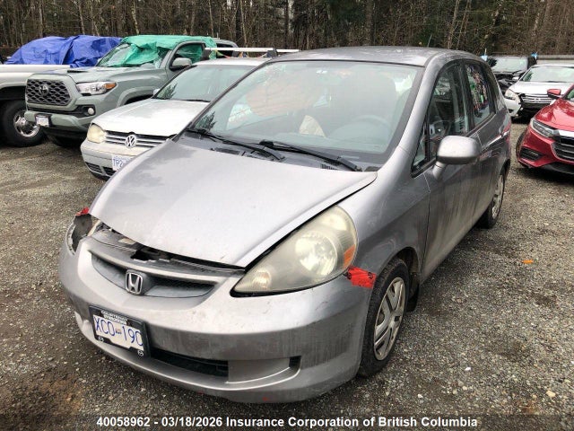 2007 Honda Fit მანქანა იყიდება აუქციონზე, vin: JHMGD38407S804906, აუქციონის ნომერი: 40058962