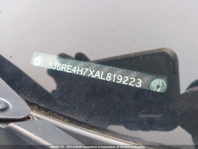 Aukcja sprzedaży 2010 Honda Cr-v Exl, vin: 5J6RE4H7XAL819223, numer aukcji: 40058119