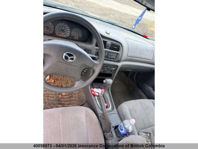 2001 Mazda 626 მანქანა იყიდება აუქციონზე, vin: 1YVGF22D015210363, აუქციონის ნომერი: 40058973