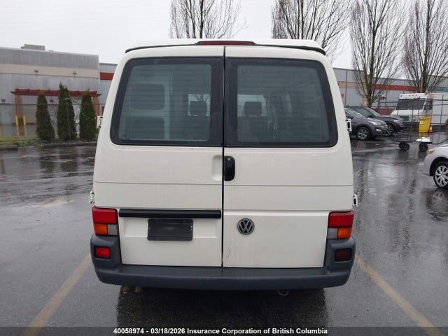 40058974 :رقم المزاد ، WV1EG0705VH105283 vin ، 1997 Volkswagen Eurovan Transporter مزاد بيع